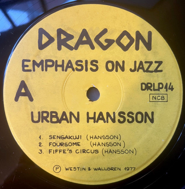 Urban Hansson ~ Emphasis On Jazz (Vinyl) - Djungel & Jazz