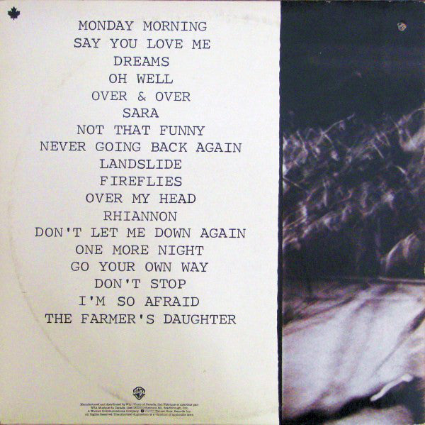 Fleetwood Mac ~ Fleetwood Mac Live (Vinyl) - Djungel & Jazz