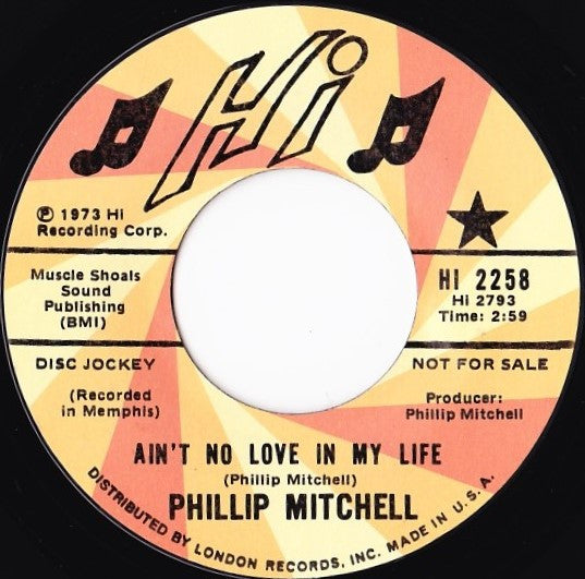 Phillip Mitchell ~ Ain't No Love In My Life / Turning Over The Ground (Vinyl) - Djungel & Jazz