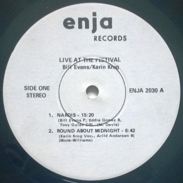Bobby Hutcherson, Harold Land, Bill Evans, Eddie Gomez, Archie Shepp, Karin Krog ~ Live At The Festival (Vinyl) - Djungel & Jazz