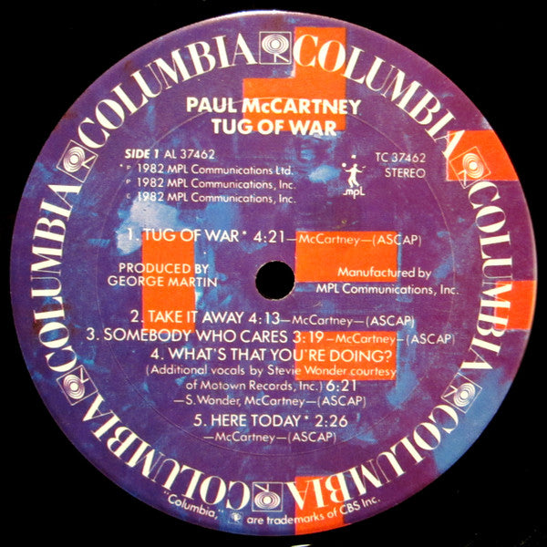 Paul McCartney ~ Tug Of War (Vinyl) - Djungel & Jazz