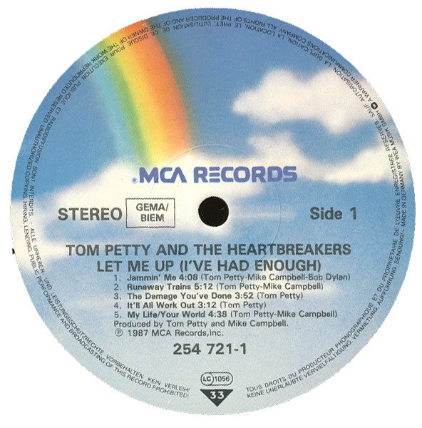 Tom Petty & The Heartbreakers* : Let Me Up (I've Had Enough) (LP, Album)