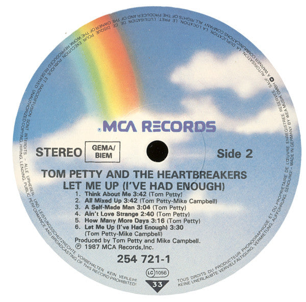 Tom Petty & The Heartbreakers* : Let Me Up (I've Had Enough) (LP, Album)