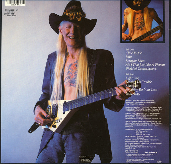 Johnny Winter : The Winter Of '88 (LP, Album)