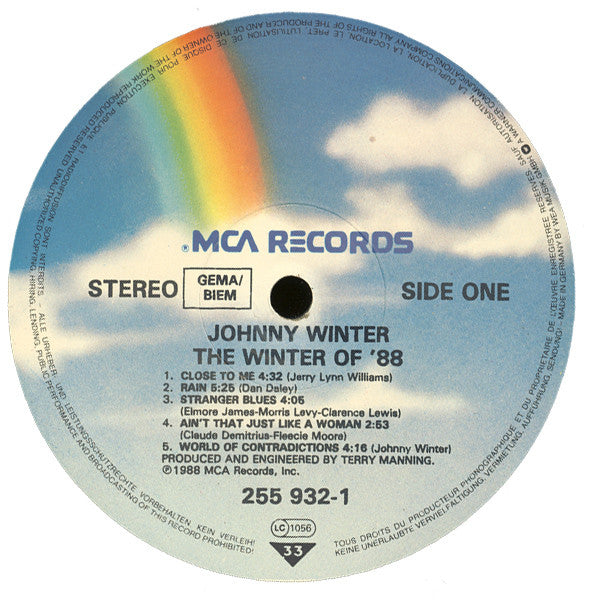 Johnny Winter : The Winter Of '88 (LP, Album)