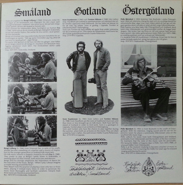 Various ~ Unga Spelmän Från Södra Sverige (Vinyl) - Djungel & Jazz