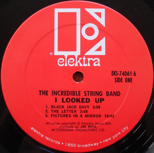 The Incredible String Band ~ I Looked Up (Vinyl) - Djungel & Jazz