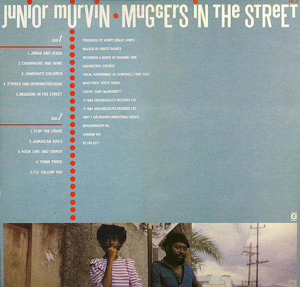 Junior Murvin : Muggers In The Street (LP, Album)