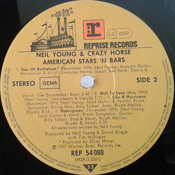 Neil Young ~ American Stars 'N Bars (Vinyl) - Djungel & Jazz