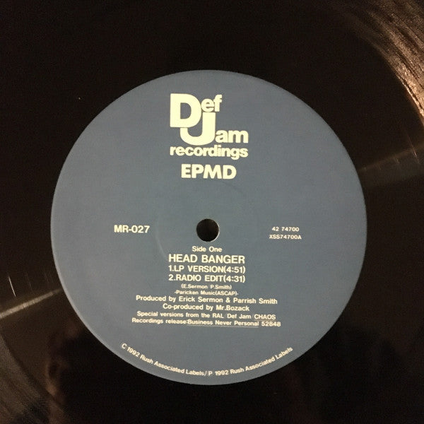 EPMD : Head Banger (12", RE)