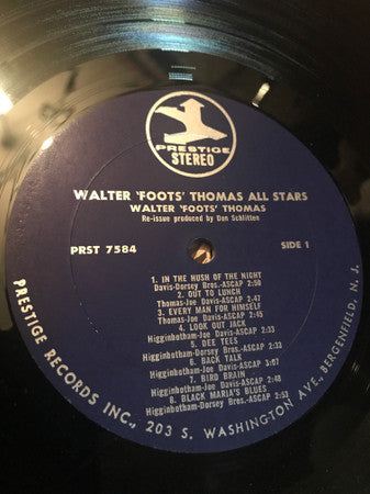 The Walter "Foots" Thomas All Stars ~ The Walter "Foots" Thomas All Stars (Vinyl) - Djungel & Jazz