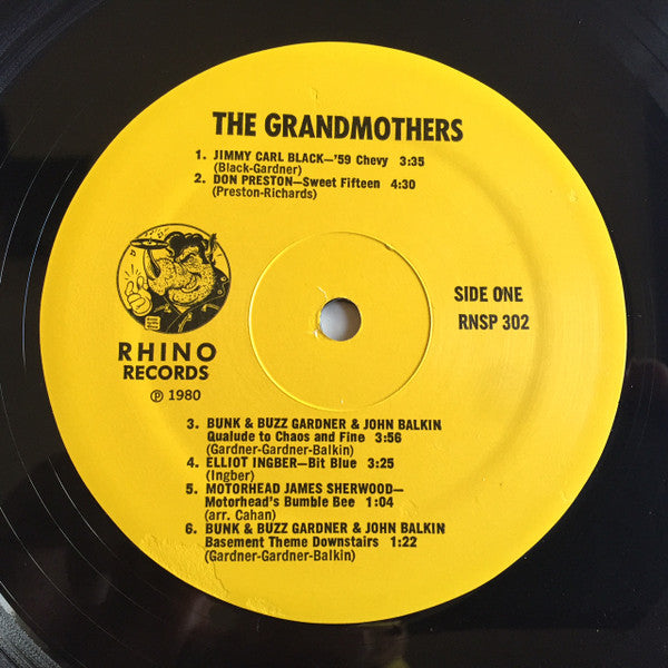 The Grandmothers ~ Grandmothers - An Anthology Of Previously Unreleased Recordings By Ex-Members Of The Mothers Of Invention (Vinyl) - Djungel & Jazz