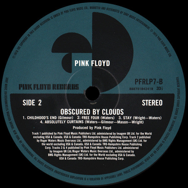 Pink Floyd ~ Obscured By Clouds (Vinyl) - Djungel & Jazz