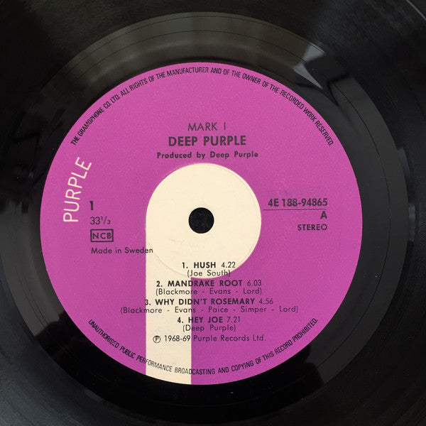 Deep Purple : Mark I & II (2xLP, Comp)
