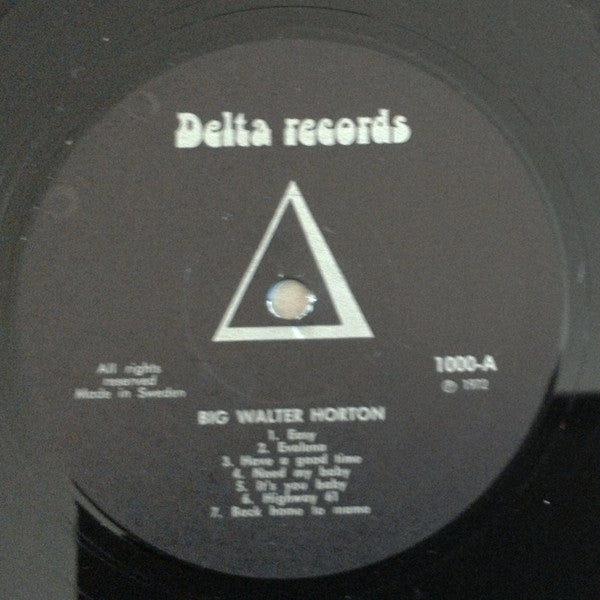 Big Walter Horton ~ King Of The Harmonica Players (Vinyl) - Djungel & Jazz