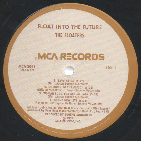 The Floaters : Float Into The Future (LP, Album, MCA)