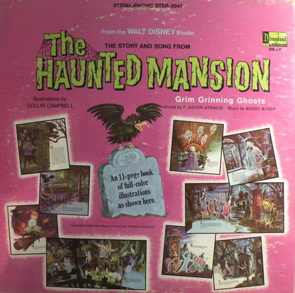 Various ~ The Story And Song From The Haunted Mansion (Vinyl) - Djungel & Jazz