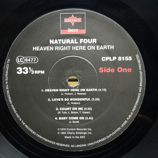 Natural Four ~ Heaven Right Here On Earth (Vinyl) - Djungel & Jazz