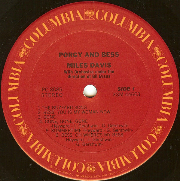 Miles Davis : Porgy And Bess (LP, Album, RE)