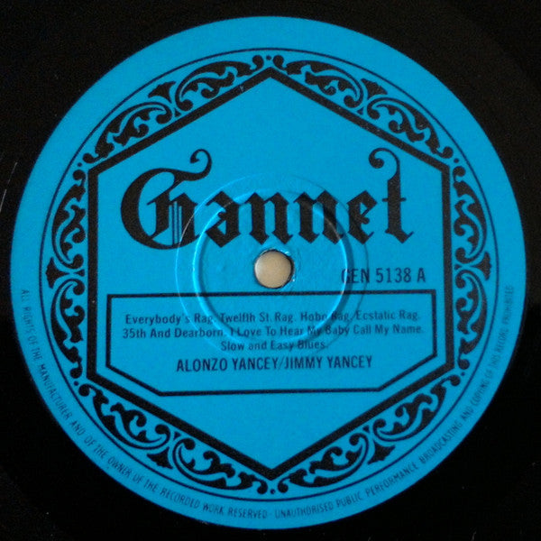 Jimmy Yancey & Alonzo Yancey ~ Jimmy & Alonzo Yancey (Vinyl) - Djungel & Jazz