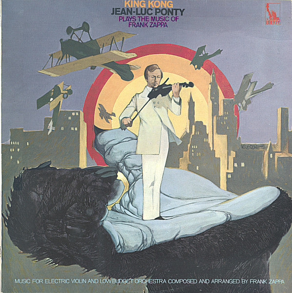 Jean-Luc Ponty : King Kong (Jean-Luc Ponty Plays The Music Of Frank Zappa) (LP, Album, Upt)