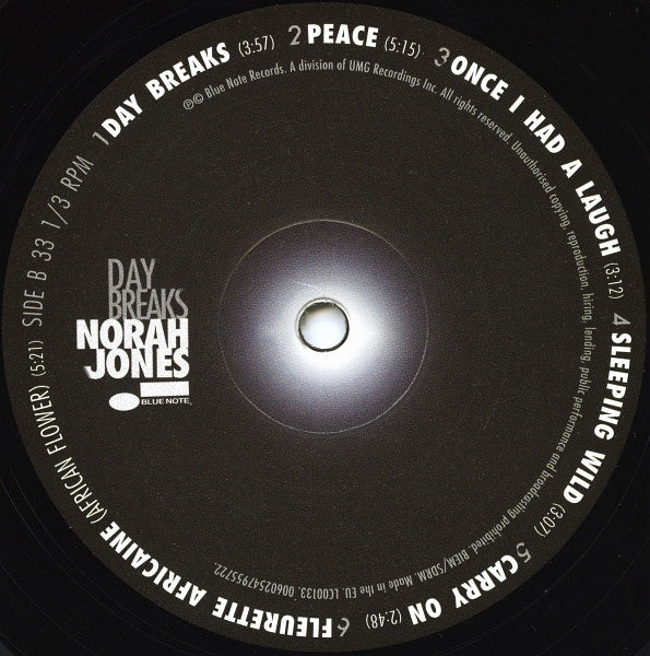 Norah Jones ~ Day Breaks (Vinyl) - Djungel & Jazz