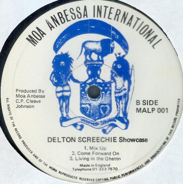 Delton Screechie : Living In The Ghetto Showcase (LP)