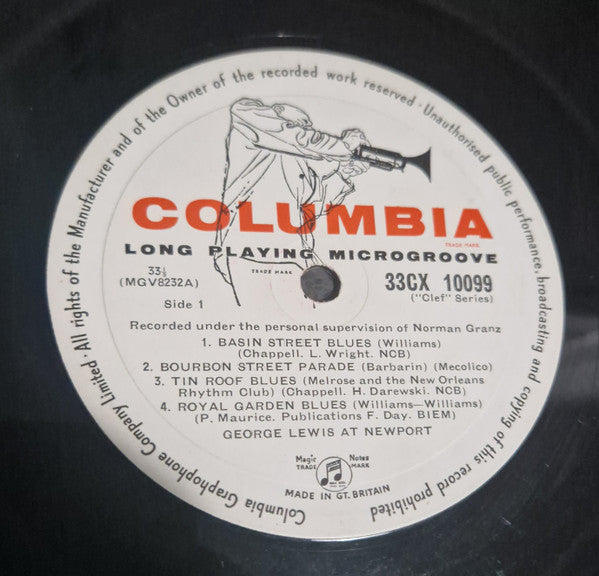 George Lewis & Turk Murphy ~ At Newport (Vinyl) - Djungel & Jazz