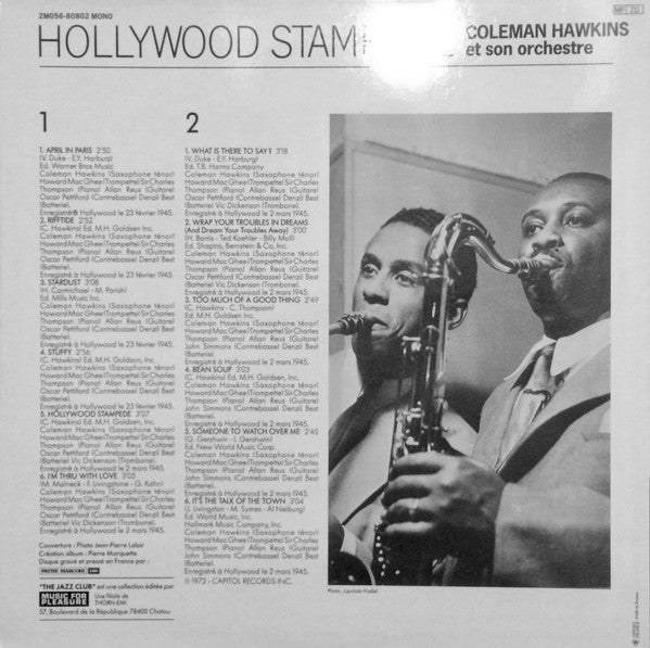 Coleman Hawkins & Son Orchestre* : Hollywood Stampede (LP, Comp, Mono, RE, RM)
