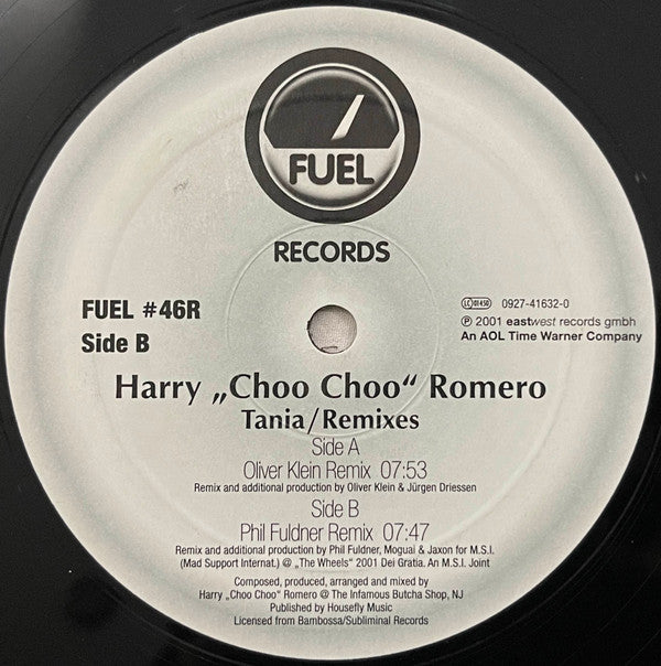 Harry "Choo Choo" Romero ~ Tania (Remixes) (Vinyl) - Djungel & Jazz