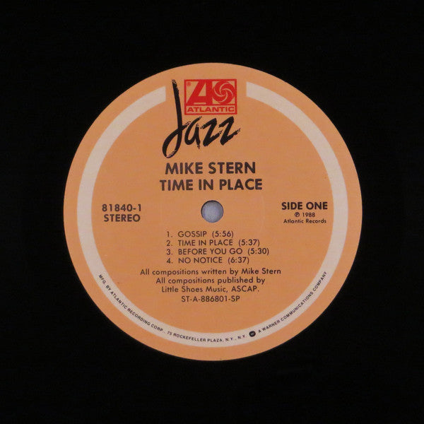 Mike Stern : Time In Place (LP, Album)