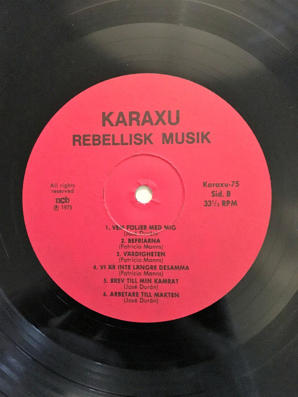 Karaxu ~ Rebellisk Musik (Vinyl) - Djungel & Jazz