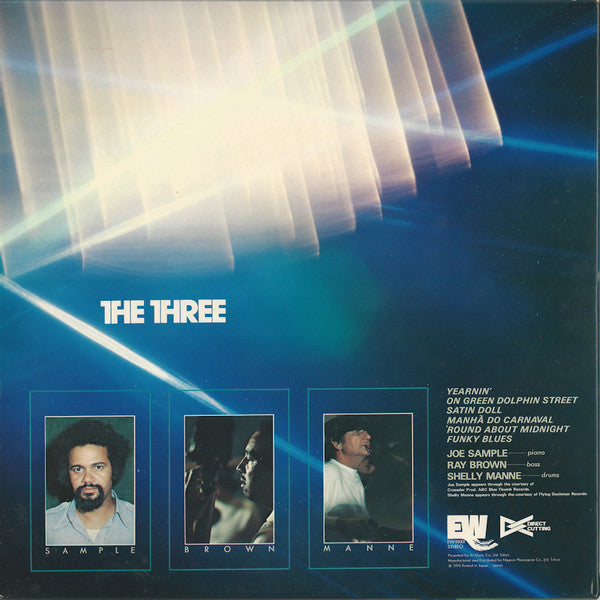Joe Sample / Ray Brown / Shelly Manne ~ The Three (Vinyl) - Djungel & Jazz