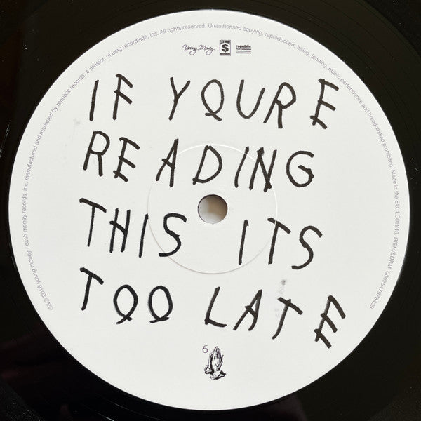 Drake ~ If You're Reading This It's Too Late (Vinyl) - Djungel & Jazz