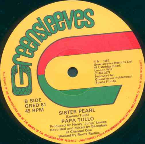 Wailing Souls / Papa Tullo ~ Diamonds & Pearls / Sister Pearl (Vinyl) - Djungel & Jazz