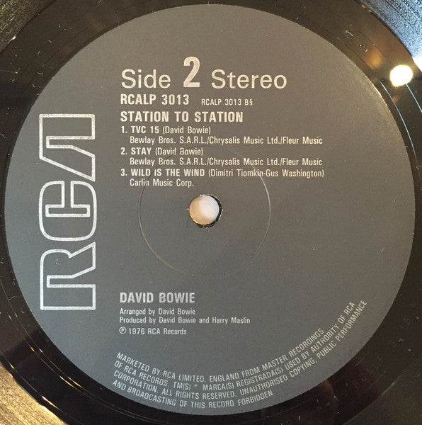 David Bowie ~ Station To Station (Vinyl) - Djungel & Jazz