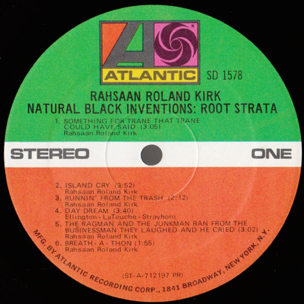 Roland Kirk ~ Natural Black Inventions: Root Strata (Vinyl) - Djungel & Jazz