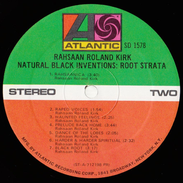 Roland Kirk ~ Natural Black Inventions: Root Strata (Vinyl) - Djungel & Jazz