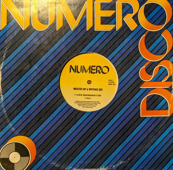 Master Jay & Michael Dee : T.S.O.B. (12", RE)