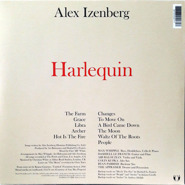 Alex Izenberg ~ Harlequin (Vinyl) - Djungel & Jazz