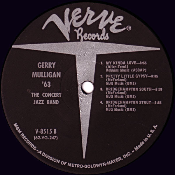 The Concert Jazz Band ~ Gerry Mulligan '63 (Vinyl) - Djungel & Jazz