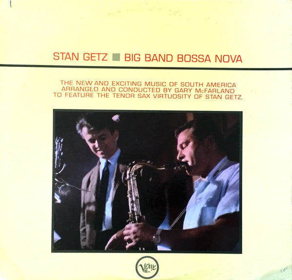 Stan Getz ~ Big Band Bossa Nova (Vinyl) - Djungel & Jazz