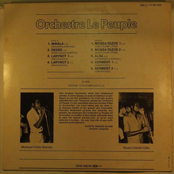 Orchestre Le Peuple ~ Orchestre Le Peuple (Vinyl) - Djungel & Jazz