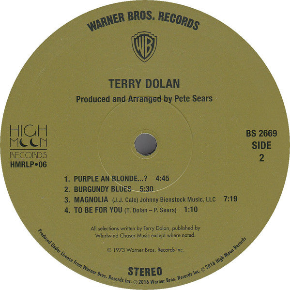 Terry Dolan ~ Terry Dolan (Vinyl) - Djungel & Jazz