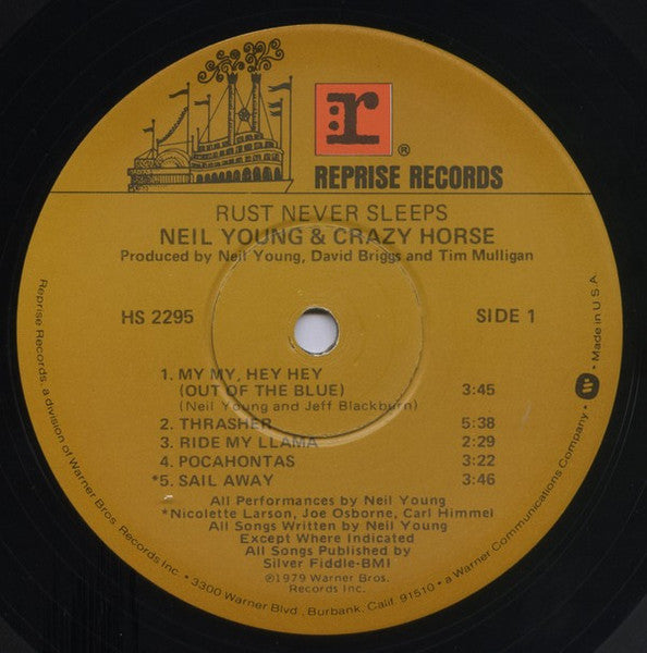 Neil Young & Crazy Horse ~ Rust Never Sleeps (Vinyl) - Djungel & Jazz