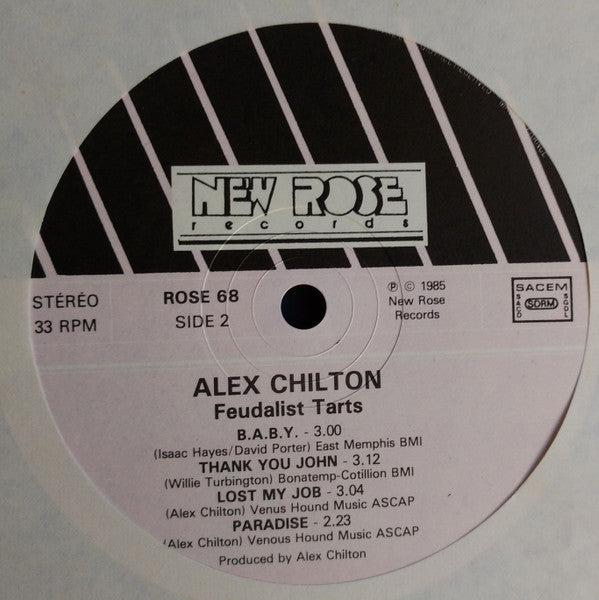 Alex Chilton ~ Feudalist Tarts (Vinyl) - Djungel & Jazz