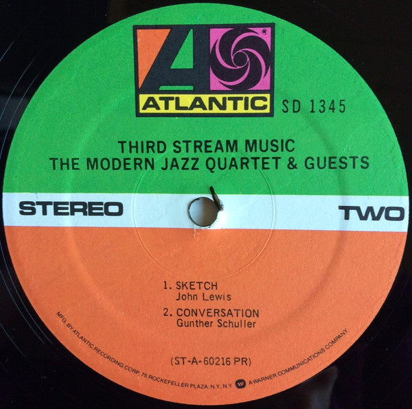 The Modern Jazz Quartet & Guests: The Jimmy Giuffre Trio & Beaux Arts String Quartet ~ Third Stream Music (Vinyl) - Djungel & Jazz