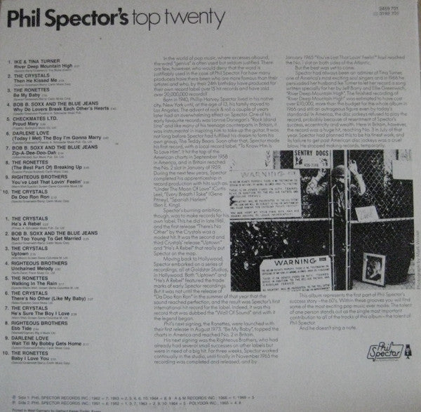 Phil Spector ~ Echoes Of The 60's (Vinyl) - Djungel & Jazz