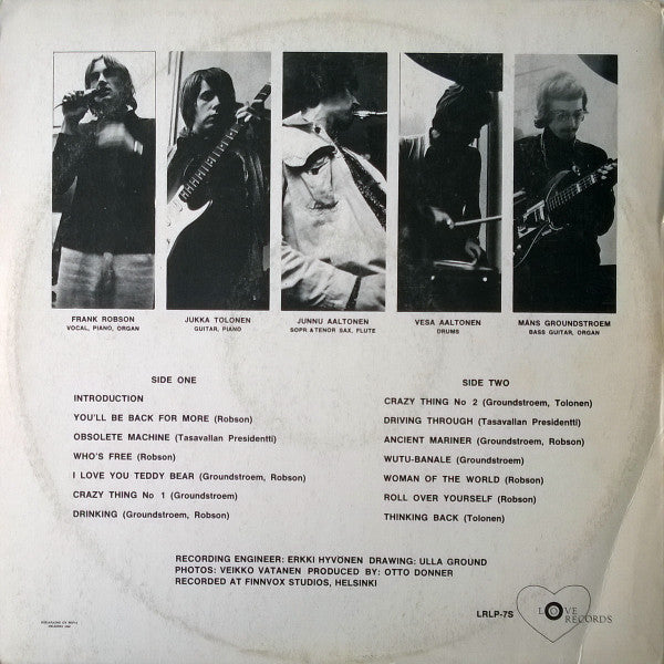 Tasavallan Presidentti : Tasavallan Presidentti (LP, Album, RE, 3rd)