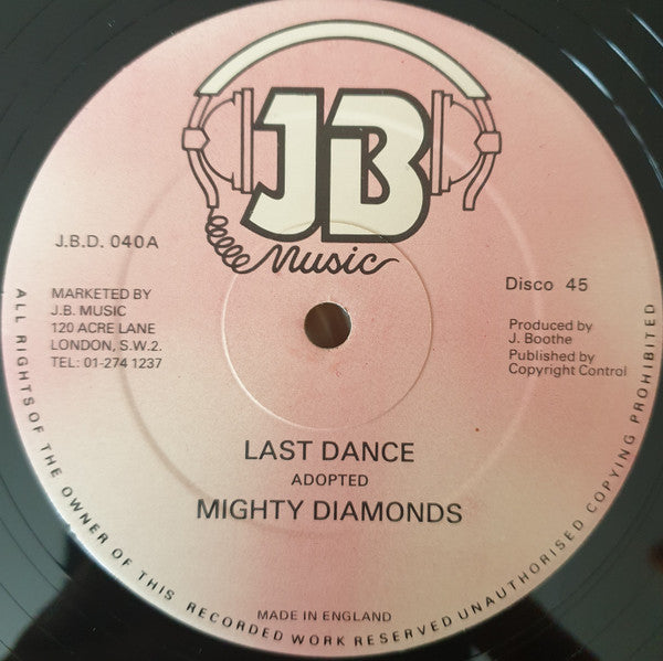 Mighty Diamonds* : Last Dance (12", Single)
